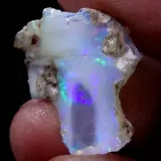 09.90Ct Natural AAA+ Ethiopian "Play-Of-Color" Fire Opal Rough Pleasant Gemstone