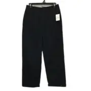 NEW Brixton High Waisted Jet Black Victory Trouser Pants Ladies Size 26W 28L