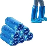 10 Pairs Shoe Covers for Rain, Boots Covers Plastic Long Shoes Covers Waterproof Over Shoes Boots Covers Anti-Slip Rain Overshoe for Men Women Rainy Day Outdoor