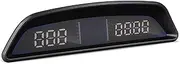 Veemoon Vehicle Digital Speed Display Car Windshield Speedometer Navigation Mileage Counter Easy Fit