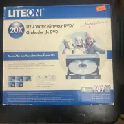 Sealed 2008 Lite-On 20X DVD Writer With Lightscribe Direct Disc Labeling