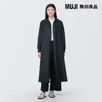 在飛比找momo購物網優惠-【MUJI 無印良品】女亞麻水洗長袖襯衫洋裝(共5色)