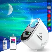 [MERTTURM] Aurora Star Projector, 3 in 1 LED Northern Lights Galaxy Projector, 6 White Noise Starry Moon Light with Bluetooth Speaker for Adult Kids Gift, Room Decor