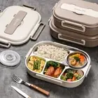 2Colors Insulated Lunch Box Compartment Food Container Soup Heat Tool Student