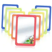 10 Pcs Small Mirrors for Kids Toddler Mirror Child Safe Shatter Warm Colors