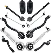 12pcs Front Control Arm Tie Rod End Sway Bar Kits Compatible For Benz W203 C230 C320 CLK320 CLK500 2001-2008 2009