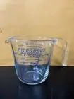 PYREX Vintage Blue Font - 1 Cup Measuring Cup- Measures In Cups, Pints, ML