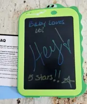 LCD Writing Tablet For Kids Drawing Board 8.5" Educational Dinosaur Doodle Pad