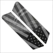 Laminated - Police & Sheriff Saddlebag Decals For 96-07 Harley GHOST FLAG SLANT