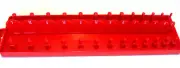 GRIP TOOLS SAE 3/8" DRIVE SOCKET TRAY RACK RAIL HOLDER HOLDS 26 SOCKETS 67220