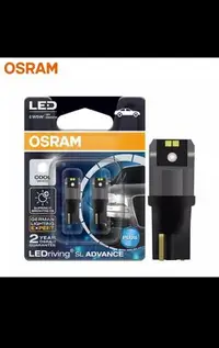 在飛比找Yahoo!奇摩拍賣優惠-6000K  Led w5w Osram t10 2850 