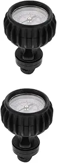 PRETYZOOM 2 Pcs Kayak Barometer Air Fittings Digital Air Pressure Gauge Inflatable Dinghy Paddle Boards Pressure Gauge Boat Pressure Gauge Inflatable Boat Air Pressure Gauge Boat Supply Tool
