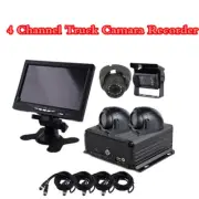 Car Truck Bus 4 Channel Truck Camara Recorder 7In Monitor MDVR Mobile Video DVR