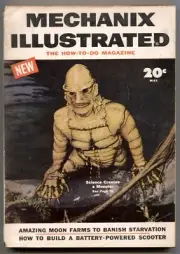 MAG: Mechanix Illustrated May 1954- CREATURE FROM THE BLACK LAGOON