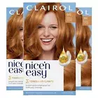Clairol Nice'N Easy Permanent Hair Dye, 8R Medium Reddish Blonde Color Pack of 3