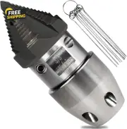 3/8 Npt Sewer Jetter Nozzle for 40 L/Min Pressure Washer - Stainless Steel, Quic