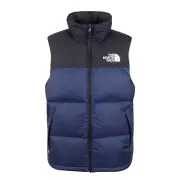 THE NORTH FACE Mens - "1996 RETRO NUPTSE" Puffer VEST - Shady Blue / TNF Black