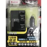 【現貨 秒寄】KINYO車用4USB+雙點煙器擴充座CRU26 公司貨