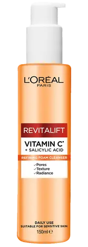 L'oreal Revitalift Vitamin C Cream To Foam Cleanser 125Ml