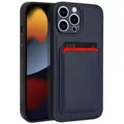 ZUSLAB iPhone 13 Pro Case, Magnetic Detachable Card Holder Wallet Shockproof Heavy Duty Protective Cover for Apple (2021) - Blue