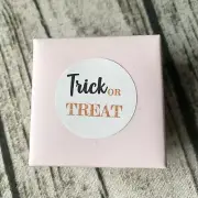 Trick Or Treat Halloween Party Stickers Gift Labels Party Favor Stickers Bar