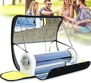4.5L Portable Solar Cooke, Solar Outdoor Oven Camping Stove Travel Emergency Tool for Cooking, for 2-3 People Backpacking Hiking Family Party