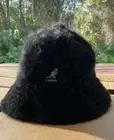 Small Kangol Figueroa bucket hat Black white Mens Women