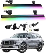 BJOHQ Electric Running Boards Compatible for Ford Edge 2015-2025 with Light, SUV, Off-Road & Pickup Trucks - Retractable Truck Steps & Nerf Bars
