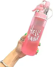 Sports Misting Water Cup Mist Spray Water Bottle Sport Bottles Cold Drinks 580ml Work Gym