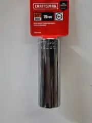 Craftsman 19 mm X 1/2 in. drive Metric 6 Point Deep Deep Socket