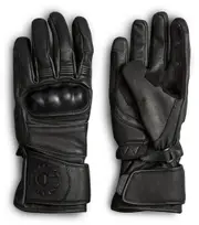Belstaff Hesketh Motorcycle Gloves, black, Size XS for Men