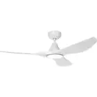 Surf 48" DC Ceiling Fan and LED Light in White by Eglo