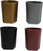 KONTONTY Dice Cups Set of 4 Solid Dice Cups for Ktv Bar Games Smooth and Comfortable Touch