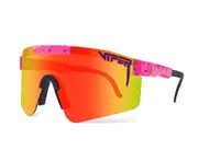 Outdoor Flat Top Sun Glasses TR90 C9 Frame Mirrored Lens Windproof Sport Polarized Sunglasses for Men UV400 Go Hiking