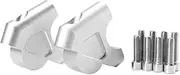 Handlebar Clamp for BMW Handlebar Riser 32MM Drag Handle Bar Clamp Extend Adapter S1000XR 2015-2018 Handlebar risers kit(Silver-R1200GS)