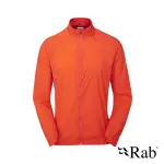 【RAB】WINDVEIL JACKET 輕量透氣風衣外套 男款 爆竹橘 #QWS68