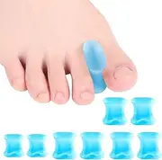 Pack of 8 Gel Toe Separators, Toe Separators, Small Toe, Hallux Valgus Correction, Toe Separator Women's Silicone, Toe Spacer, Toe Separator, Toe Separator, Large, Toe Separator