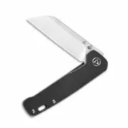 QSP Knives Penguin Liner Lock 130-N Knife 154CM & Black Titanium