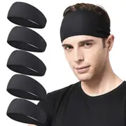 Sports Headbands for Men Women Moisture Wicking Workout Headband