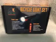 Ryno Tuff Light Set USB Rechargeable Bicycle Front And Rear New In Box