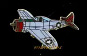 P-47D THNDERBOLT LAPEL HAT PIN UP PILOT CREW VETERAN GIFT AFB FIGHTER WOW L@@K!