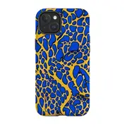 For iPhone 15 Plus Tough Case Compatible with MagSafe Blue Frog
