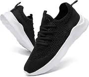WOHHHW Women's Walking Shoes Tennis Sneakers Casual Lace Up Lightweight Running Shoes Slip On Gym Out Workout Shoes