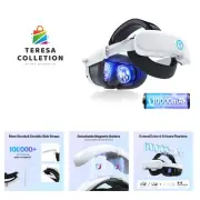 10000mAh Battery Head Strap Compatible with Meta Quest 3S & Quest 3, Detachab...