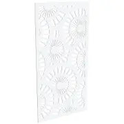 ProtectorAl 300-1200w x 1201-2400h Satin White/Gloss White Sunburst Unframed Composite Deco Panel