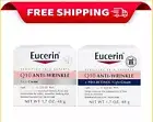 Eucerin Q10 Anti Wrinkle Face Day and Night Cream Bundle, 1.7 oz Jars - 2 Pack