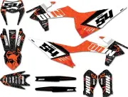 Graphics for KTM EXC EXCF 2020 - 2023 Master Style sticker kit custom decals