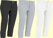 Champro Womens Female Pull-Up Fastpitch Softball Pants Size S-XXL BP8 3 Colors