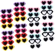 KOMBIUDA 50Pcs DIY Sunglasses Charms for Phone Cases Hair Accessories Crafts Resin Decorations for Handicrafts Jewelry and Scrapbooking