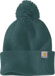 Carhartt Pom-Pom, beanie , color: Dark Green , size: One Size